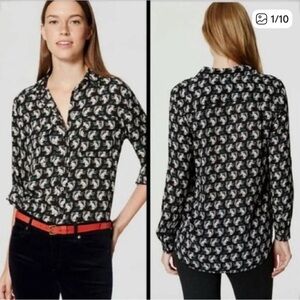 Ann Taylor Loft Squirrel Shirt